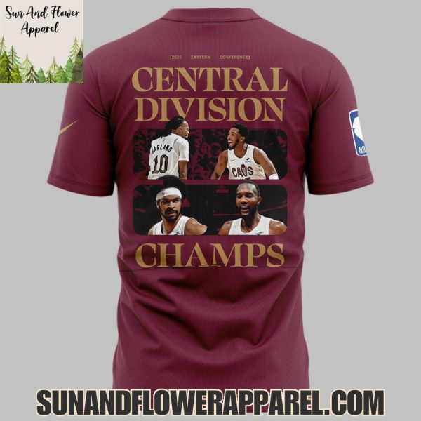 Central Division Champs 2025 Cleveland Cavaliers Limited Edition Hoodie