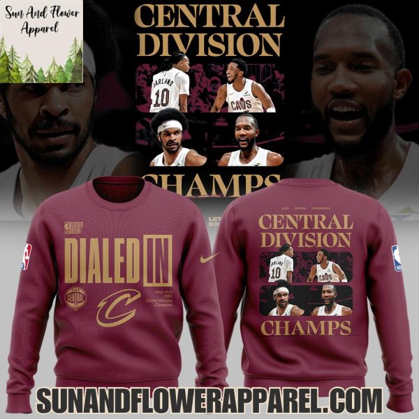 Central Division Champs 2025 Cleveland Cavaliers Limited Edition Hoodie