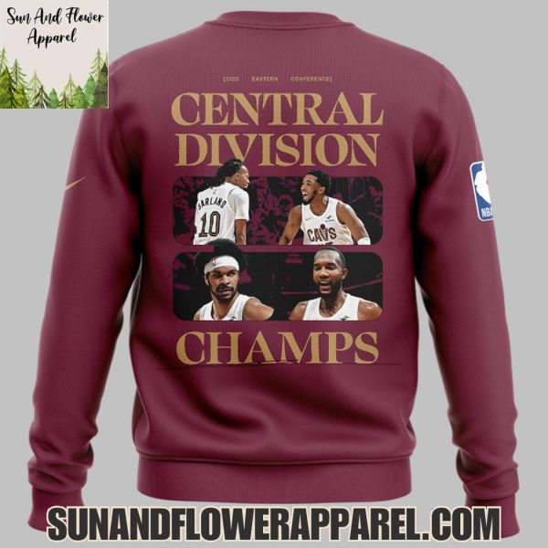 Central Division Champs 2025 Cleveland Cavaliers Limited Edition Hoodie