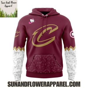 Cleveland Cavaliers Hello Kitty Night 2025 Special Edition Hoodie