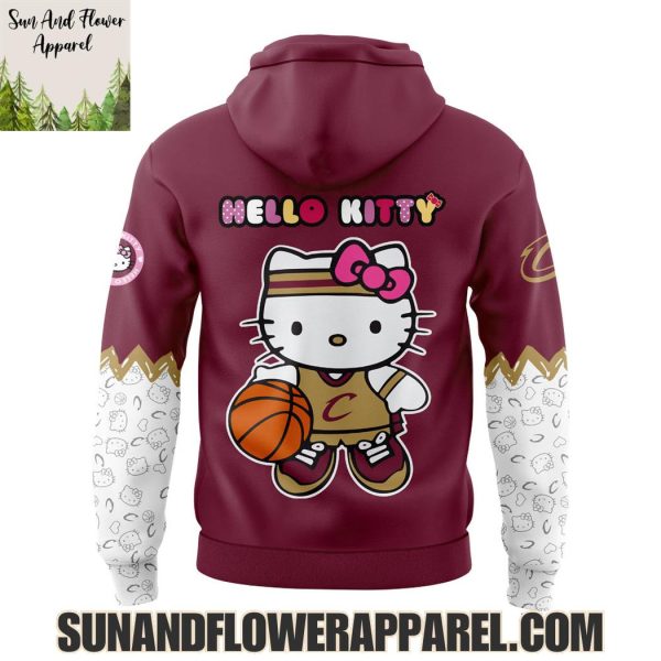 Cleveland Cavaliers Hello Kitty Night 2025 Special Edition Hoodie