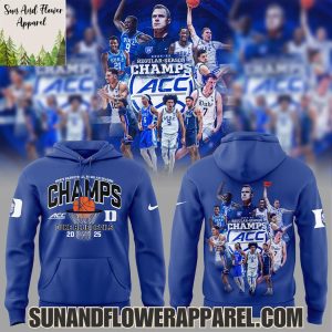 Duke Blue Devils Men’s Basketball Regular Season Champs 2025 Limited Edition Hoodie