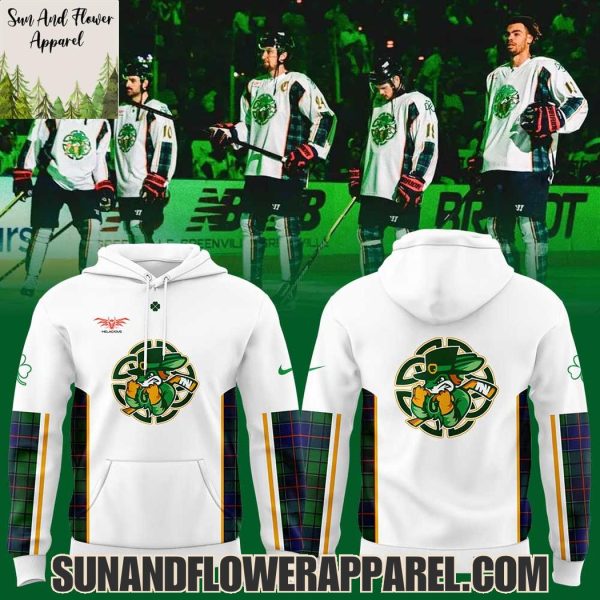 Greenville Swamp Rabbits St.Patrick’s Day 2025 Custom Name Limited Edition Hoodie