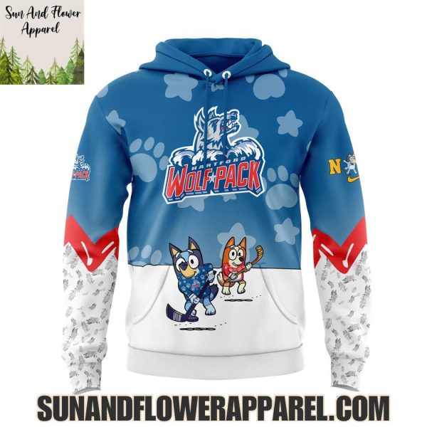 Hartford Wolf Pack 2025 Bluey And Bingo Hoodie