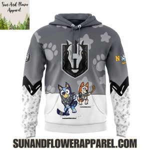 Henderson Silver Knights 2025 Bluey And Bingo Hoodie