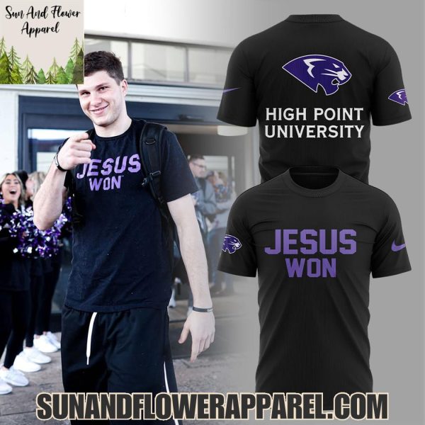 High Point Panthers Men’s Basketball 2025 Jesus Won Limited Edition Hoodie