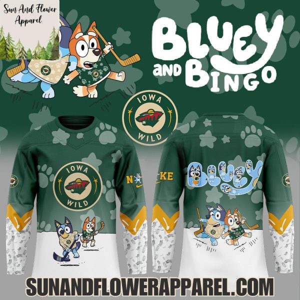 Iowa Wild 2025 Bluey And Bingo Hoodie