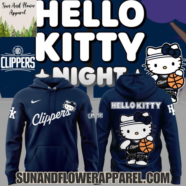 Los Angeles Clippers Hello Kitty Night 2025 Special Edition Hoodie