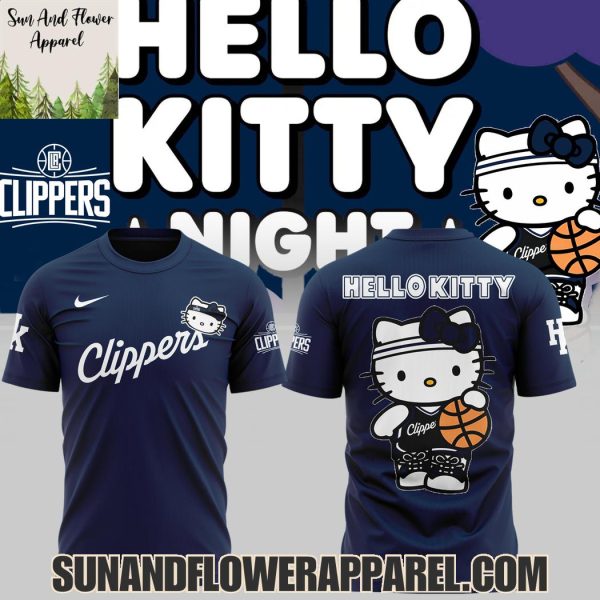 Los Angeles Clippers Hello Kitty Night 2025 Special Edition Hoodie