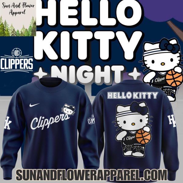 Los Angeles Clippers Hello Kitty Night 2025 Special Edition Hoodie