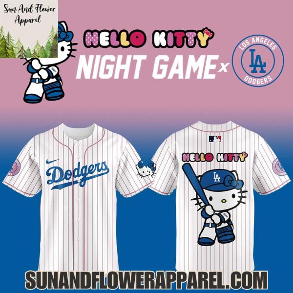 Los Angeles Dodgers Hello Kitty Night 2025 Special Edition Hoodie