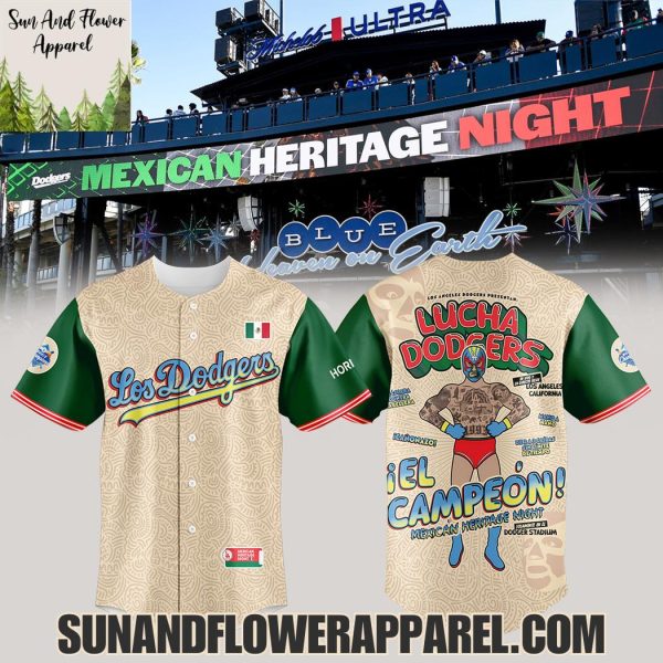 Los Angeles Dodgers Mexican Heritage Night 2025 Special Edition Hoodie