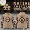 Los Angeles Dodgers Native American Heritage Month 2025 Limited Edition Hoodie