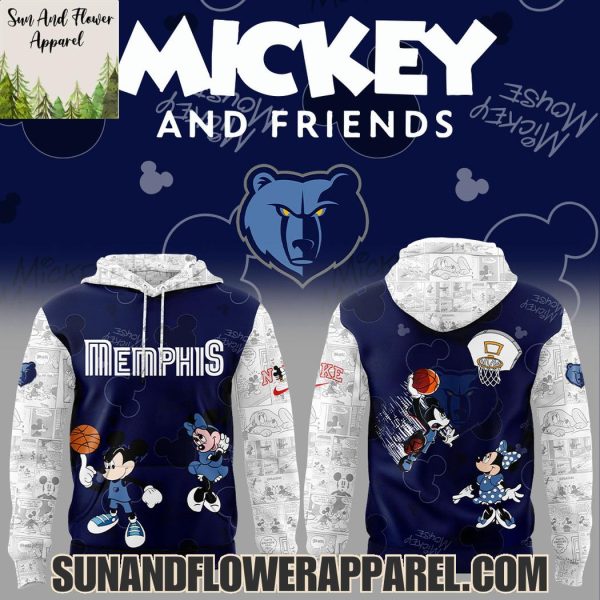 Memphis Grizzlies Mickey And Friends Uniform 2025 Limited Edition Hoodie