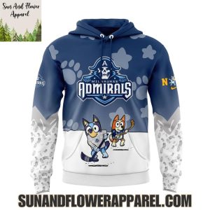 Milwaukee Admirals 2025 Bluey And Bingo Hoodie