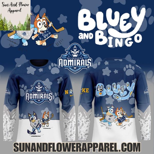 Milwaukee Admirals 2025 Bluey And Bingo Hoodie