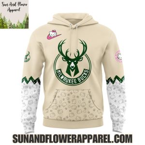 Milwaukee Bucks Hello Kitty Night 2025 Special Edition Hoodie