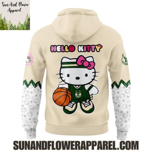 Milwaukee Bucks Hello Kitty Night 2025 Special Edition Hoodie