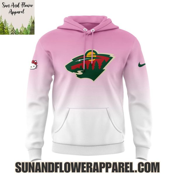 Minnesota Wild Hello Kitty Night 2025 Limited Edition Hoodie