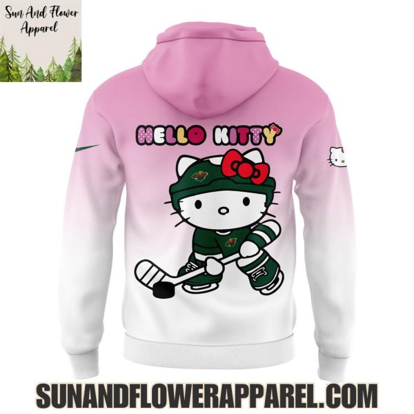 Minnesota Wild Hello Kitty Night 2025 Limited Edition Hoodie