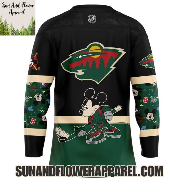 Minnesota Wild Mickey And Friends Uniform 2025 Limited Edition Hoodie