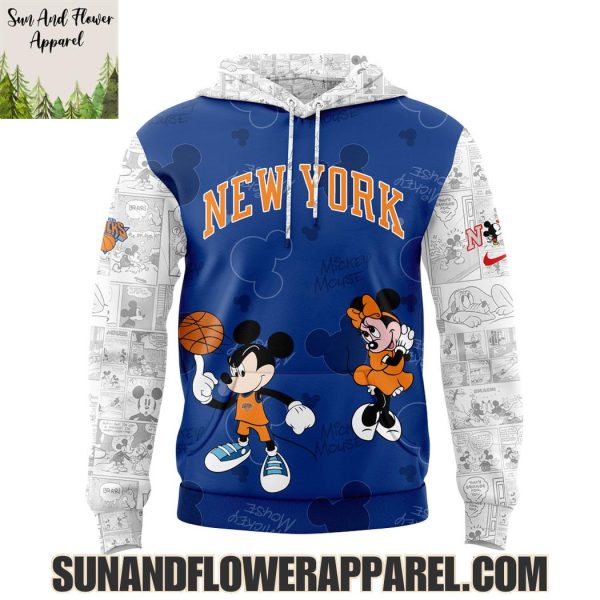 New York Knicks Mickey And Friends Uniform 2025 Limited Edition Hoodie