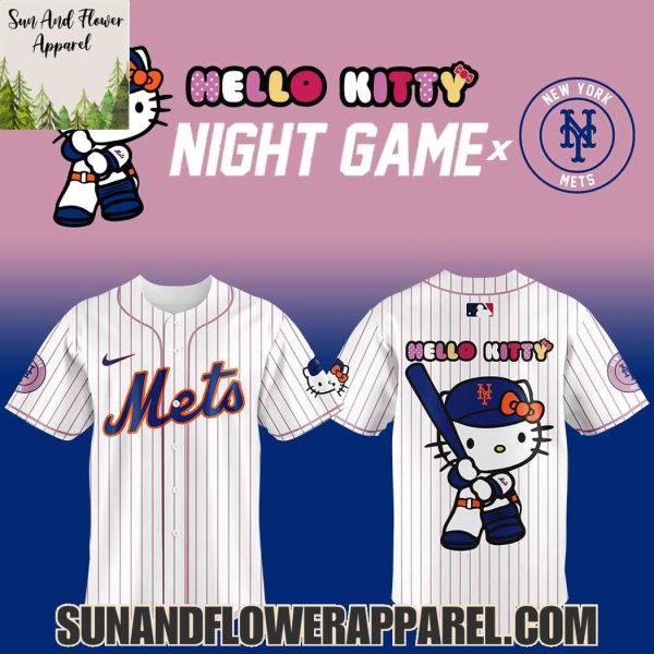 New York Mets Hello Kitty Night 2025 Special Edition Hoodie