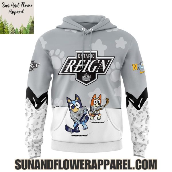 Ontario Reign 2025 Bluey And Bingo Hoodie