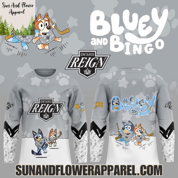 Ontario Reign 2025 Bluey And Bingo Hoodie