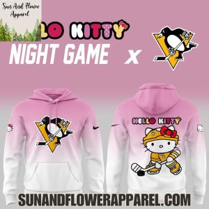 Pittsburgh Penguins Hello Kitty Night 2025 Limited Edition Hoodie