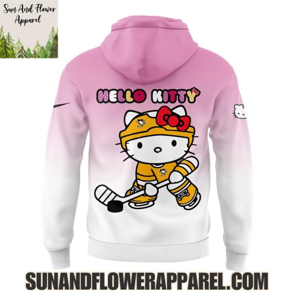 Pittsburgh Penguins Hello Kitty Night 2025 Limited Edition Hoodie