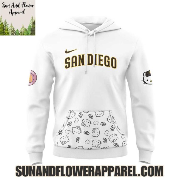 San Diego Padres Hello Kitty Night 2025 Special Edition Hoodie