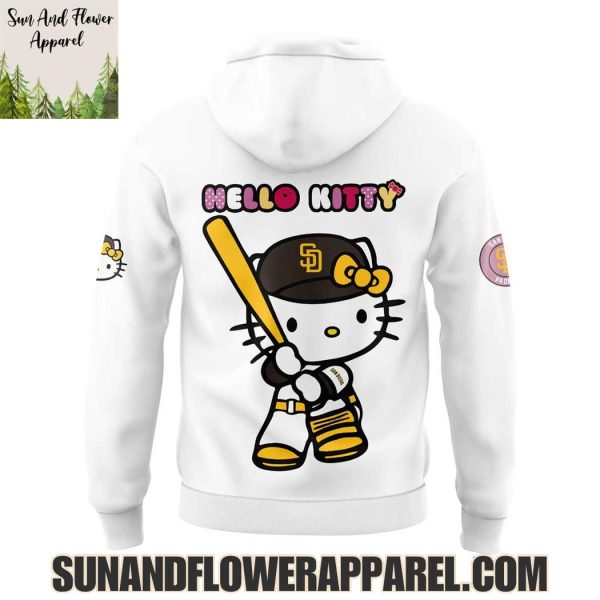 San Diego Padres Hello Kitty Night 2025 Special Edition Hoodie