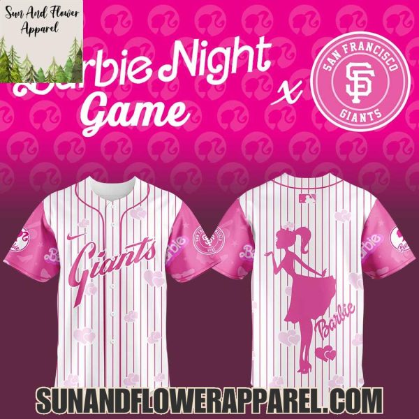 San Francisco Giants Barbie Night Game 2025 Limited Edition Hoodie