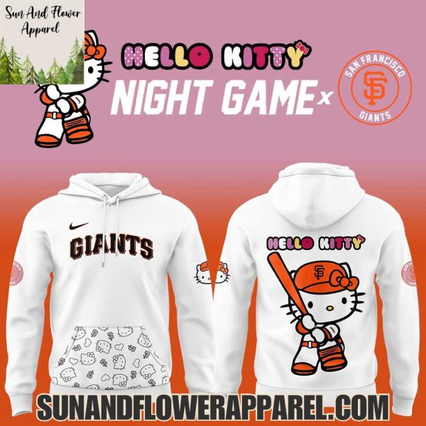 San Francisco Giants Hello Kitty Night 2025 Special Edition Hoodie