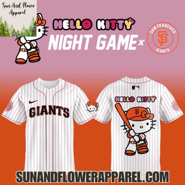 San Francisco Giants Hello Kitty Night 2025 Special Edition Hoodie