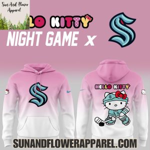 Seattle Kraken Hello Kitty Night 2025 Limited Edition Hoodie