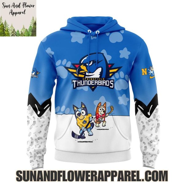 Springfield Thunderbirds 2025 Bluey And Bingo Hoodie