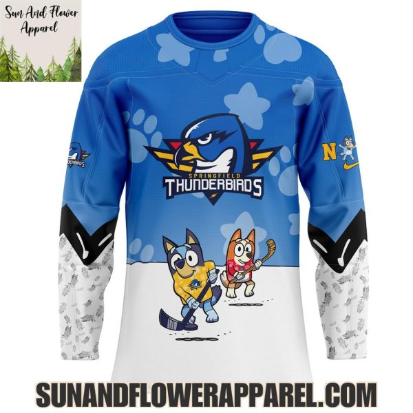 Springfield Thunderbirds 2025 Bluey And Bingo Hoodie