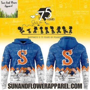 Syracuse Mets Peanuts Night Happiness Is 75 Years Hoodie