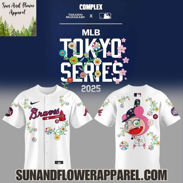 Takashi Murakami x Atlanta Braves MLB World Tour Tokyo Series 2025 Limited Edition Hoodie