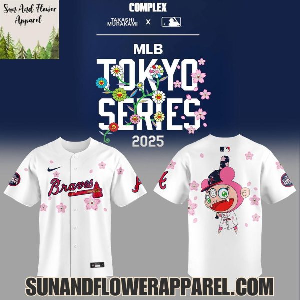 Takashi Murakami x Atlanta Braves MLB World Tour Tokyo Series 2025 Limited Edition Hoodie