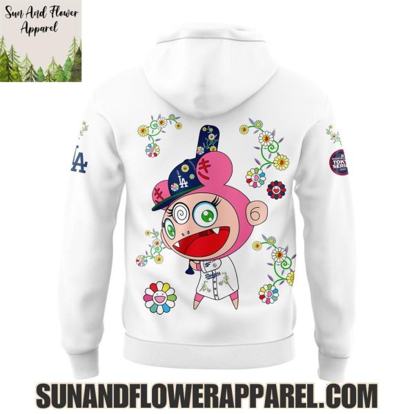 Takashi Murakami x Los Angeles Dodgers MLB World Tour Tokyo Series 2025 Limited Edition Hoodie