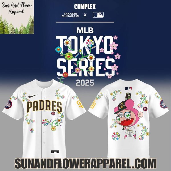 Takashi Murakami x San Diego Padres MLB World Tour Tokyo Series 2025 Limited Edition Hoodie