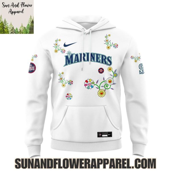 Takashi Murakami x Seattle Mariners MLB World Tour Tokyo Series 2025 Limited Edition Hoodie