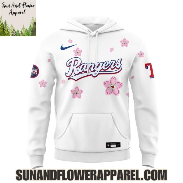 Takashi Murakami x Texas Rangers MLB World Tour Tokyo Series 2025 Limited Edition Hoodie