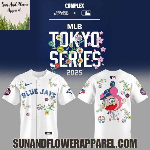 Takashi Murakami x Toronto Blue Jays MLB World Tour Tokyo Series 2025 Limited Edition Hoodie