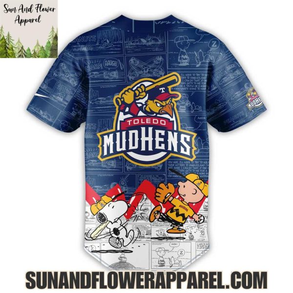 Toledo Mud Hens Peanuts Night Happiness Is 75 Years Hoodie