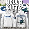 Vancouver Canucks Hello Kitty Night 2025 Special Edition Hoodie