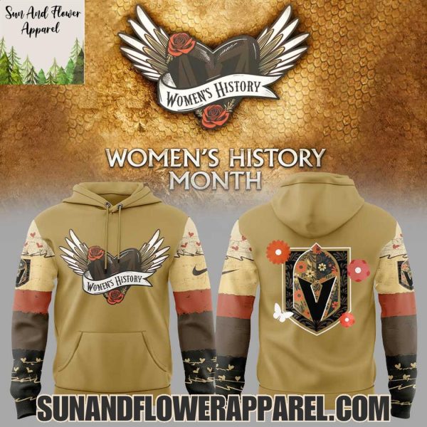 Vegas Golden Knights 2025 Women’s History Month Limited Edition Hoodie